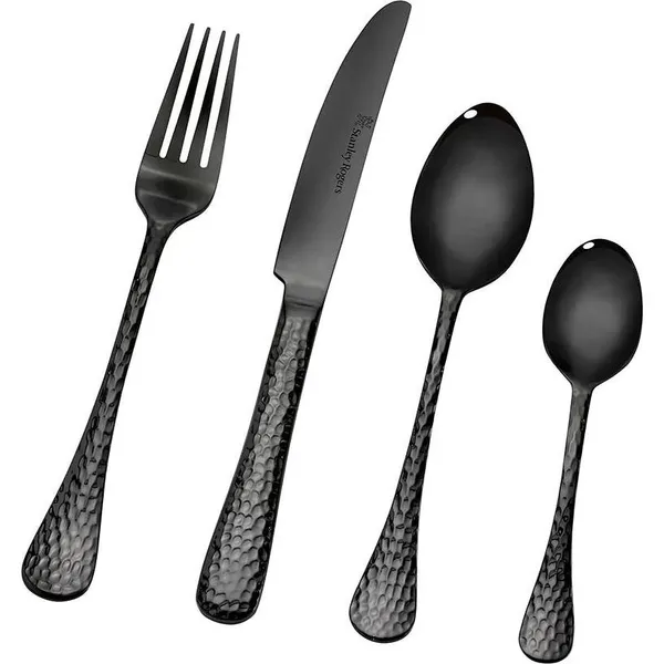Bolero Onyx 24pc Cutlery Set