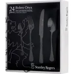 Bolero Onyx 24pc Cutlery Set