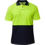 Hi Vis Two Tone Ss Polo Cb