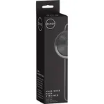 Zanzi Snub Nose Mesh Strainer in black retail packaging with gunmetal mesh head and handle visible