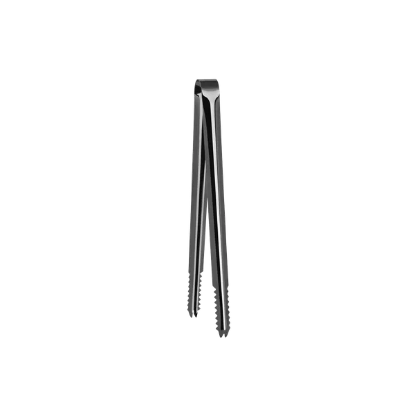 Zanzi Alligator Teeth Ice Tong Gun Metal