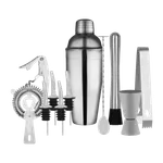 Cocktail Set 11pc Stainless Steel In Bartender Bag