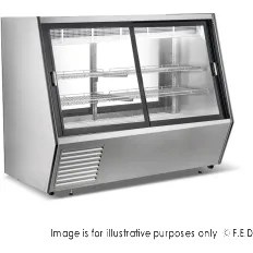 Bonvue Dual Access Refrigerated Deli Meat and Seafood Display