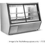 Bonvue Dual-Access Refrigerated Deli, Meat and Seafood Display Case - AMS-18DD