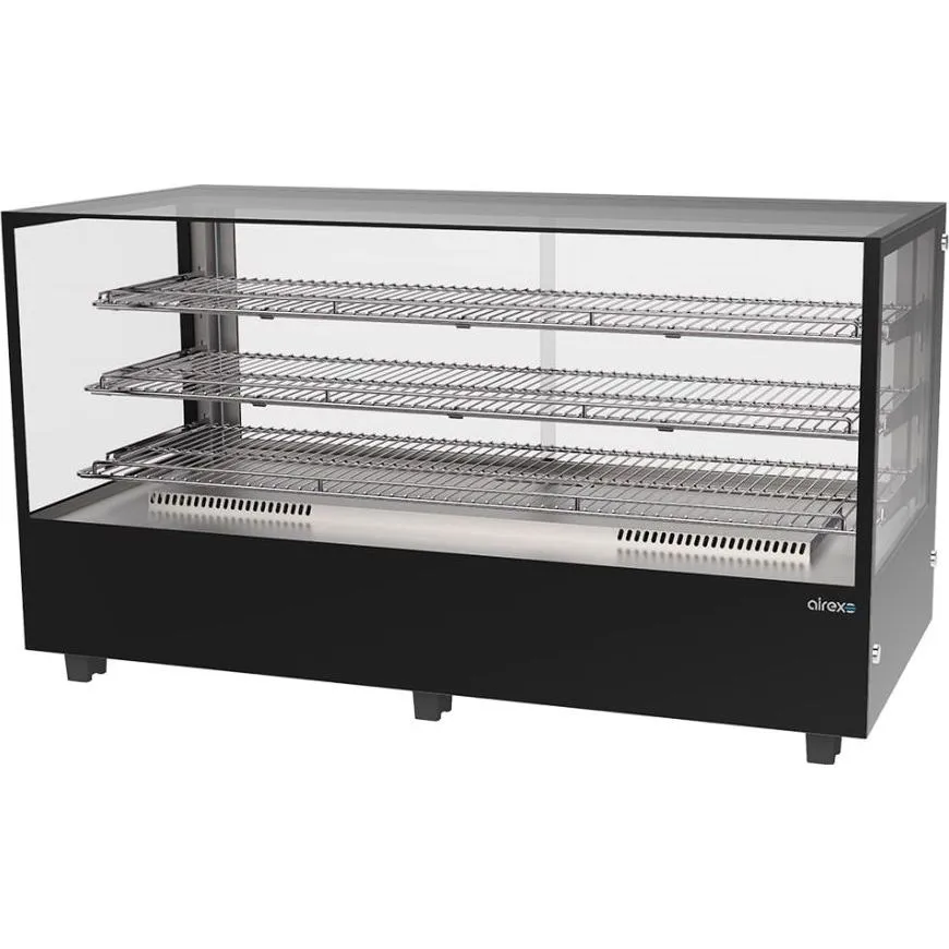 Airex Countertop Heated Square Food Display AXH.FDCTSQ.12 - 1200mm Wide