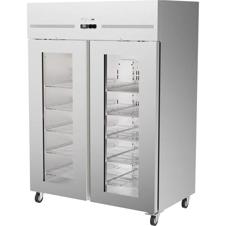 Airex Double Glass Door Upright Refrigerated Storage AXR.URGN.2G - To suit 2/1GN