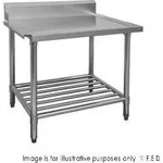 WBBD7-0600L/A All Stainless Steel Dishwasher Bench Left Outlet