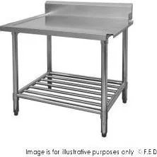 All Stainless Steel Dishwasher Bench Right Outlet
