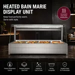 Bonvue Angled Countertop Wet and Dry Bain Marie BM17TC