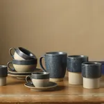 Brew Pottery-Grey Cast Espresso Tumbler Stack No Hdl 90ml