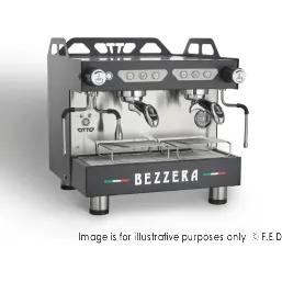 Bezzera OTTO DE Auto Foamer 2 Group Espresso Machine - Black