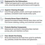 DISHWASHER CHEMICAL CLEANING PACK (Clear Wash 2L + Rinse Aid 2L)