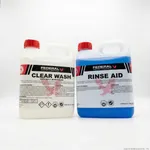 DISHWASHER CHEMICAL CLEANING PACK (Clear Wash 2L + Rinse Aid 2L)