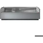 Tecnodom Serie MR80 Black 2000mm Self-serving Deli Display with Storage and Castors