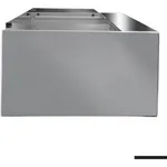 Tecnodom Serie MR80 Black 2480mm Self-serving Deli Display with Storage and Castors