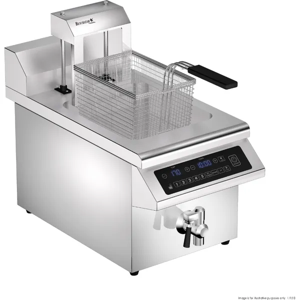 Benchstar Single Tank Auto Lifting Induction Fryer