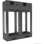 Fagor Dual Zone 2 Doors Black Central Wine Cellar FWC-2602-2CB