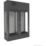 Fagor Single Zone 2 Doors Black Wall-Mounted Wine Cellar FWC-2602-1WB