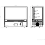 Bonvue Modern 3 Shelves Cake or Food Display - GAN-1500RF3