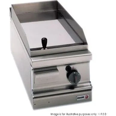 Fagor 700 series LPG chrome 1 zone fry top with thermostatic control FTG-C7-05LLPG