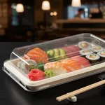 PakMax PET Lid for Sushi Tray ST-15