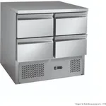 Thermaster Stainless steel 4-Drawers Compact Workbench Fridge - GNS900-4D