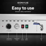 Bonvue Square Countertop Wet and Dry Bain Marie - BM14SC view 8