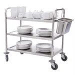 Edlp Vogue 3 Tier Flat Pack Trolley St/St - 940x537x875mm 37x21x34 1/2" view 8