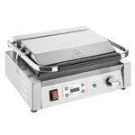 Apuro Extra Large Single Contact Grill Large Ribbed/Flat Plate