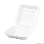 PakMax 8x8" Sugarcane Clamshell