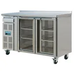 Polar U-Series Premium Bar Fridge 2 Door St/St 366ltr view 2