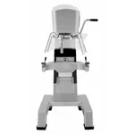 Apuro Digital Planetary Mixer rear view showing stainless steel motor housing, safety guard, and H-shaped base with black control levers.