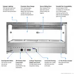 Bonvue Square Countertop Wet and Dry Bain Marie - BM14SC view 3