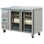 Polar U-Series Premium Bar Fridge 2 Door St/St 366ltr view 3