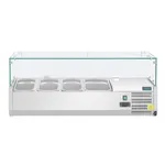 Polar G-Series Countertop Prep Fridge 3x 1/3gn & 1x 1/2gn view 2