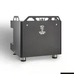 Rear view of the Bezzera OTTO DE Auto Foamer 2 Group Espresso Machine, showing the matte black chassis, ventilation grille, and silver logo.