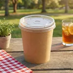 PakMax 115mm Pp Lid Fit for 202632oz Paper Deli view 2