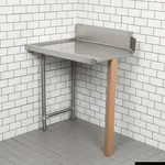 Modular System Clean Dish Table with Splashback view 2