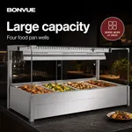 Bonvue Square Countertop Wet and Dry Bain Marie - BM14SC view 4