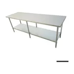 2100-7-WB Economic 304 Grade Stainless Steel Table 2100x700x900 - 6 legs