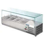 Polar G-Series Countertop Prep Fridge 3x 1/3gn & 1x 1/2gn view 7