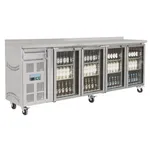 Polar U-Series Premium Bar Fridge 4 Door St/St - 720ltr view 2