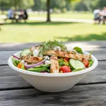 PakMax 32oz Deep Sugarcane Bowl Db 196 32W view 2