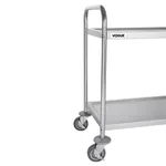 Vogue 2 Tier Flat Pack Trolley St/St - 825x710x405mm 32 1/2x28x16" view 4