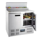 Polar G-Series Pizza Prep Counter Fridge 254ltr view 9