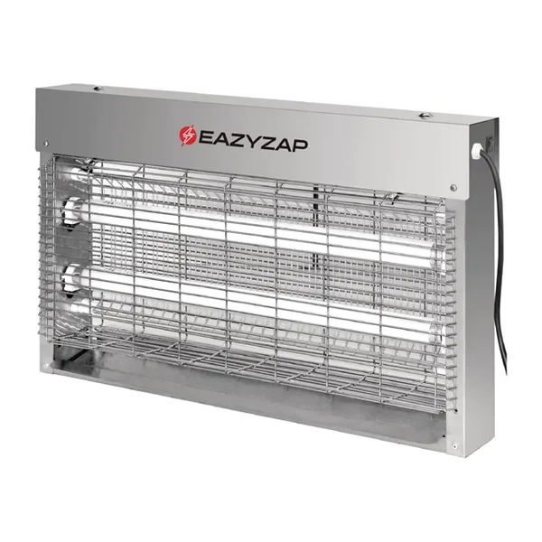 Eazyzap Brushed Stainless Steel Pest Killer - 24watt