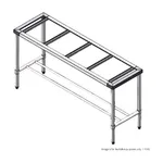 1200-6-WB-S S/S Legs with Double Centre Brace - 600mm Deep
