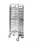 Modular System Baking Tray Trolley with 16 Trays