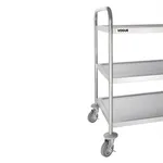 Edlp Vogue 3 Tier Flat Pack Trolley St/St - 940x537x875mm 37x21x34 1/2" view 4