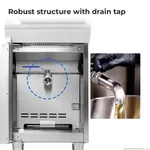 Electmax 700 Series Induction Single Fryer with Splashback - IFS7-30L view 12
